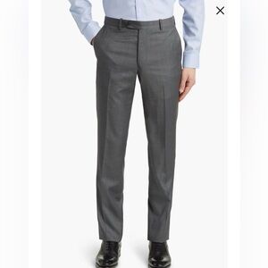 Peter Millar Harker Charcoal Wool Dress Pants Size 40 Business Casual Formal